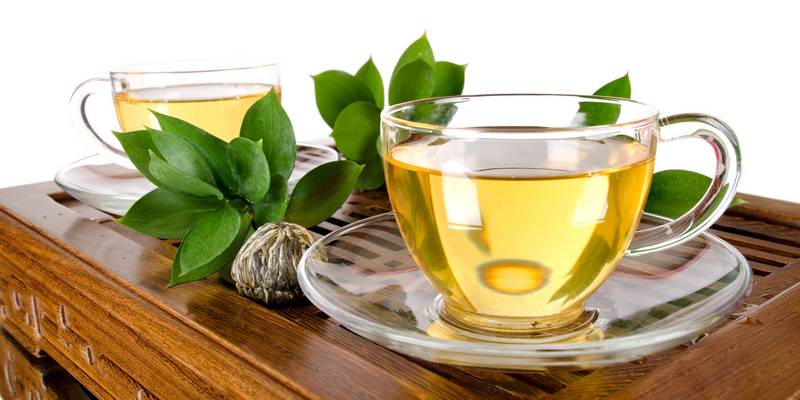 Ilustrasi Teh Daun Angsana