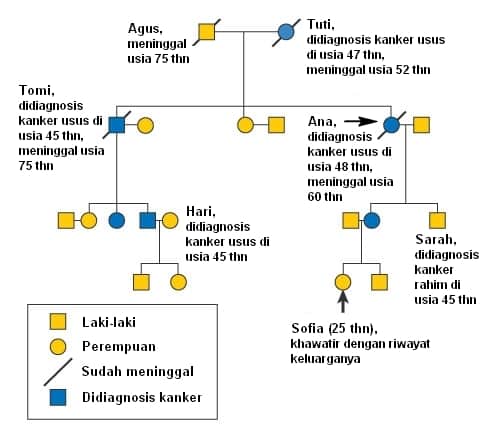 Silsilah Keluarga Keturunan Kanker