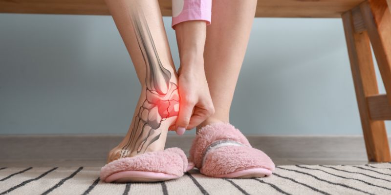 Ilustrasi Sakit di Area Tumit