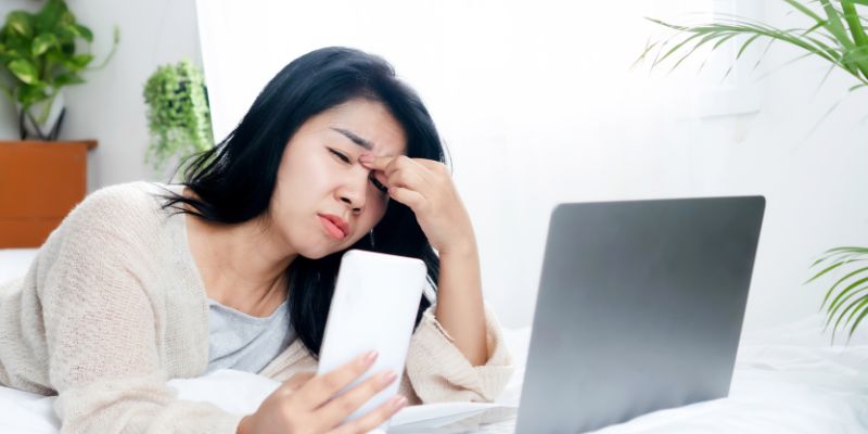 Ilustrasi Gejala Mata Kering