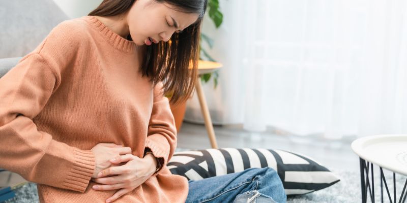 Ilustrasi warna darah haid yang tidak normal