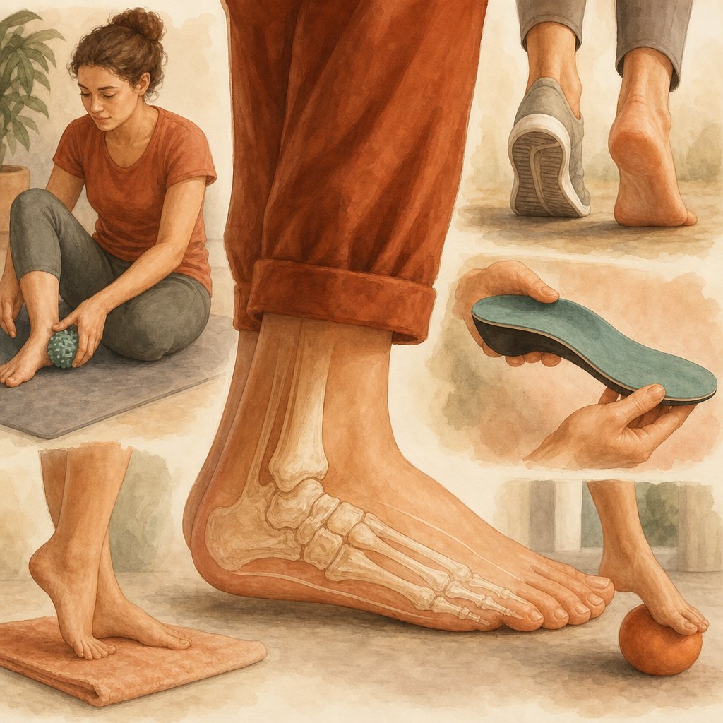 Ilustrasi Cara Mengatasi Telapak Kaki Datar — Langkah Praktis yang Bisa Kamu Coba