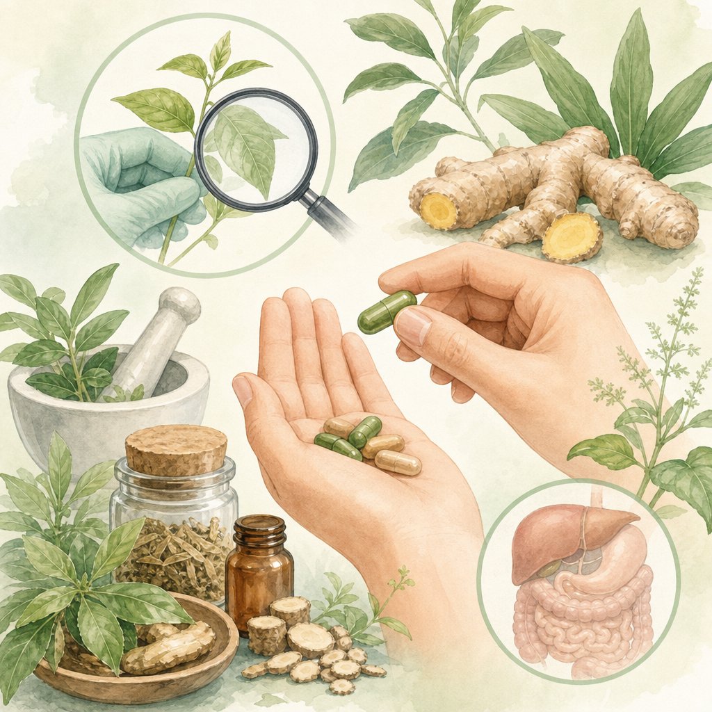 Ilustrasi Cara Alami Memilih Obat Tradisional yang Aman
