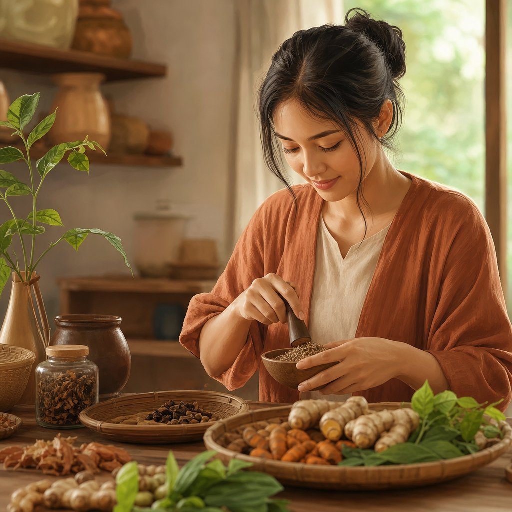 Ilustrasi Bagaimana Peran Herbal dalam Mendukung Kesehatan Ovarium?