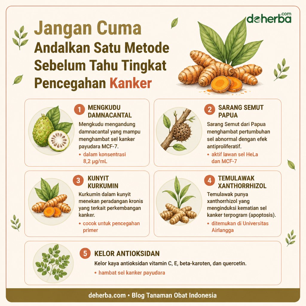 Infografis Jangan Cuma Andalkan Satu Metode Sebelum Tahu 3 Tingkat Pencegahan Kanker