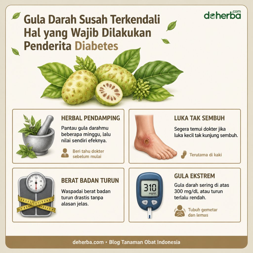 Infografis Gula Darah Susah Terkendali? Ini 10 Hal yang Wajib Dilakukan Penderita Diabetes