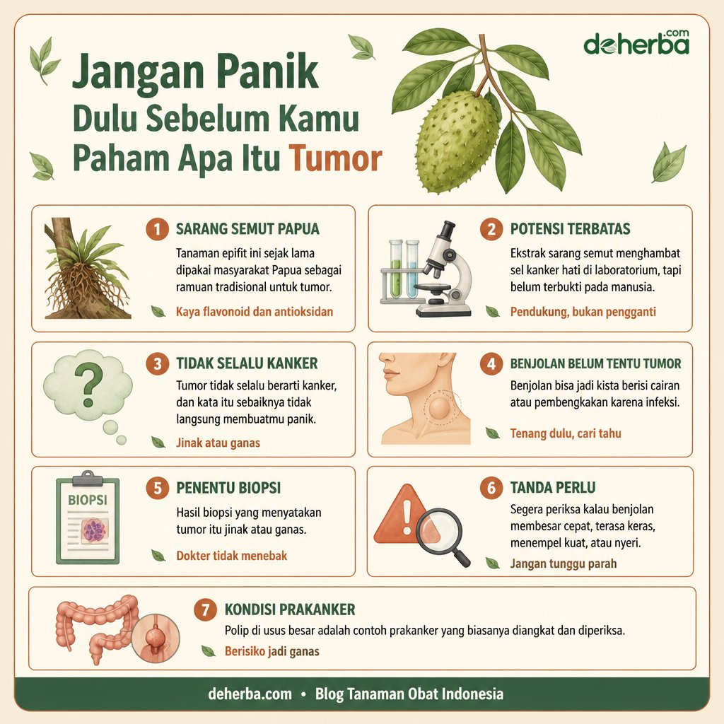 Infografis Jangan Panik Dulu Sebelum Kamu Paham Apa Itu Tumor