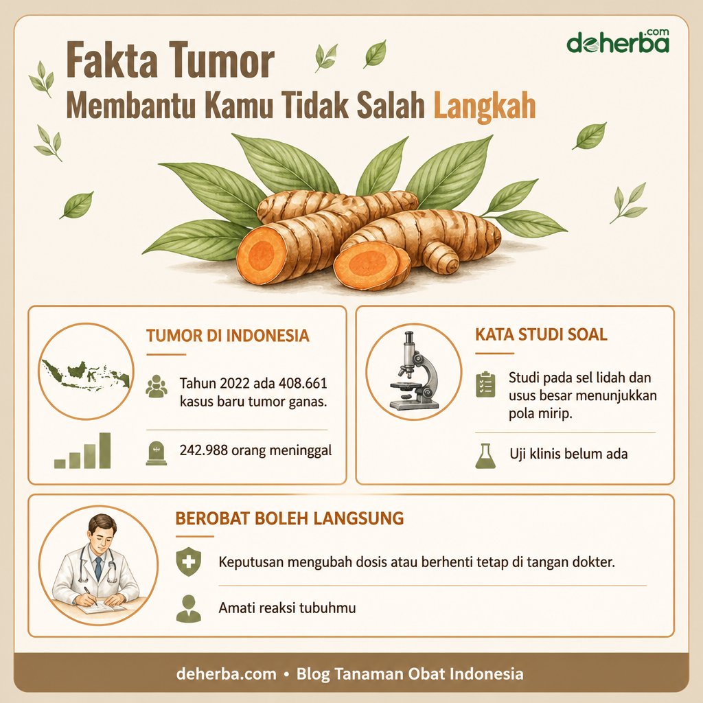 Infografis 5 Fakta Tumor yang Membantu Kamu Tidak Salah Langkah